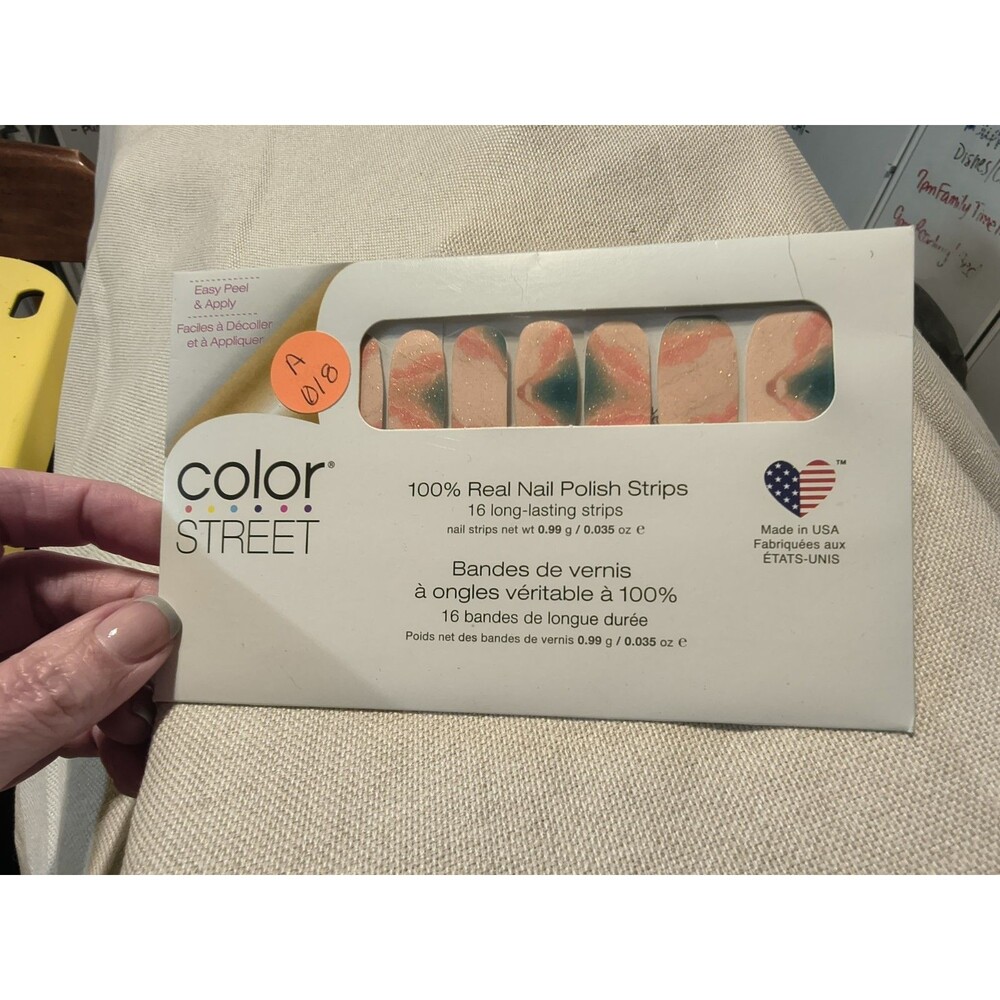 New Sealed Colorstreet Nail Strips - Rhodes to Paradise Color